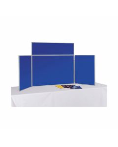 Value Junior Desktop Folding Panel Kit Blue/Grey