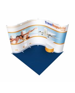 ISOframe Wave 3m x 3m Exhibition Stand