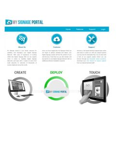 mysignageportal CMS subscription