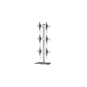 Extendable 1x3 Video Wall Floor Stand - AS01346FP