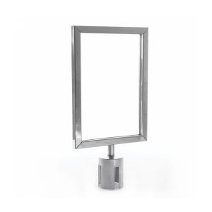 A4 Portrait Poster Holder For Retractable Barrier System