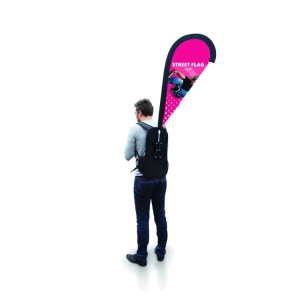 X Banner Flag - Teardrop Shape