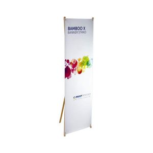 bamboo x banner stand