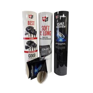 Folding Cardboard Totem Display Stand