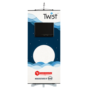 Media Twist Display Stand