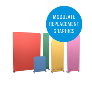 Modulate Replacement Printed Fabric Graphics