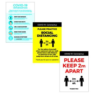 Coronavirus Social Distancing A4 Posters