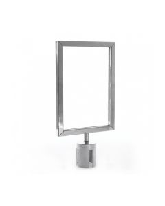 A4 Portrait Poster Holder For Retractable Barrier System