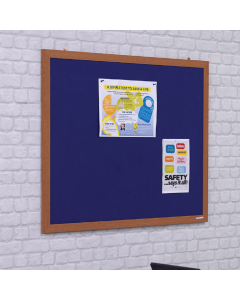 Eco Friendly Wood Effect Framed Noticeboard