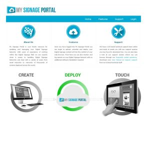 mysignageportal CMS subscription