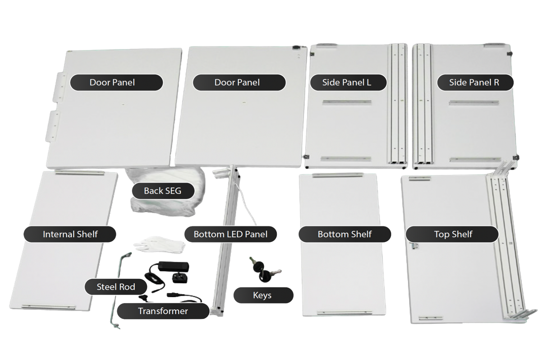IllumiLOCK Counter component parts
