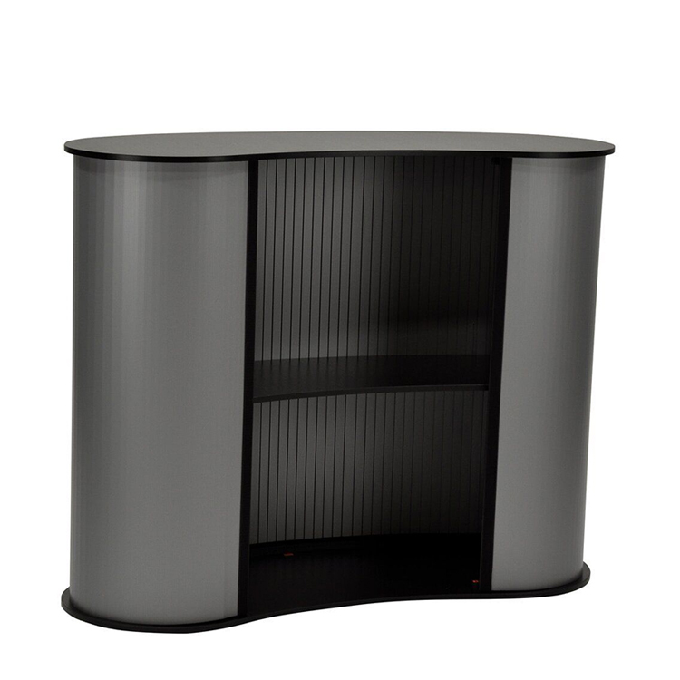 Rear view of the unprinted Large Curved Promotional Counter