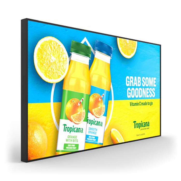 Ultra high brightness window display in landscape orientation