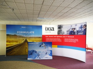 Textile Pop Up Stands