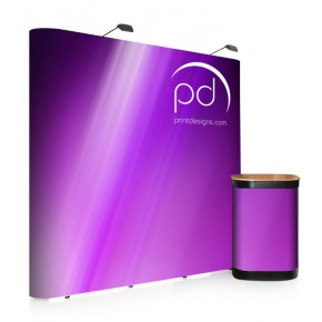 An amazing quality, professional straight pop up display kit 