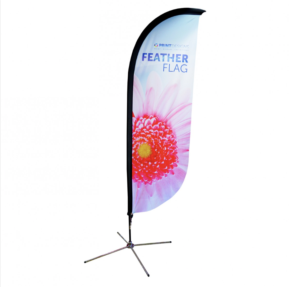 Image showing a feather flag available online from Printdesigns