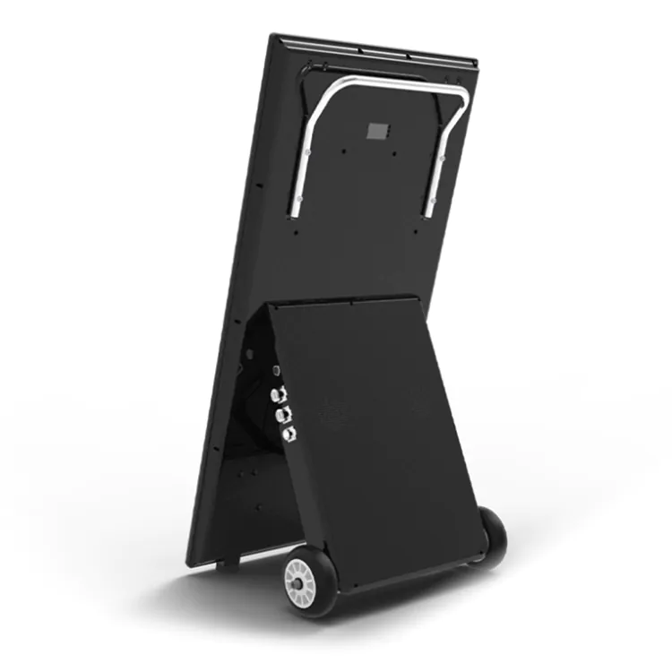 Rear view of 43 inch outdoor digital Android battery A-board