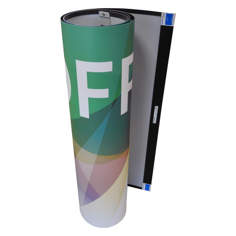 ISOFrame Wave Rollable Graphic Panel