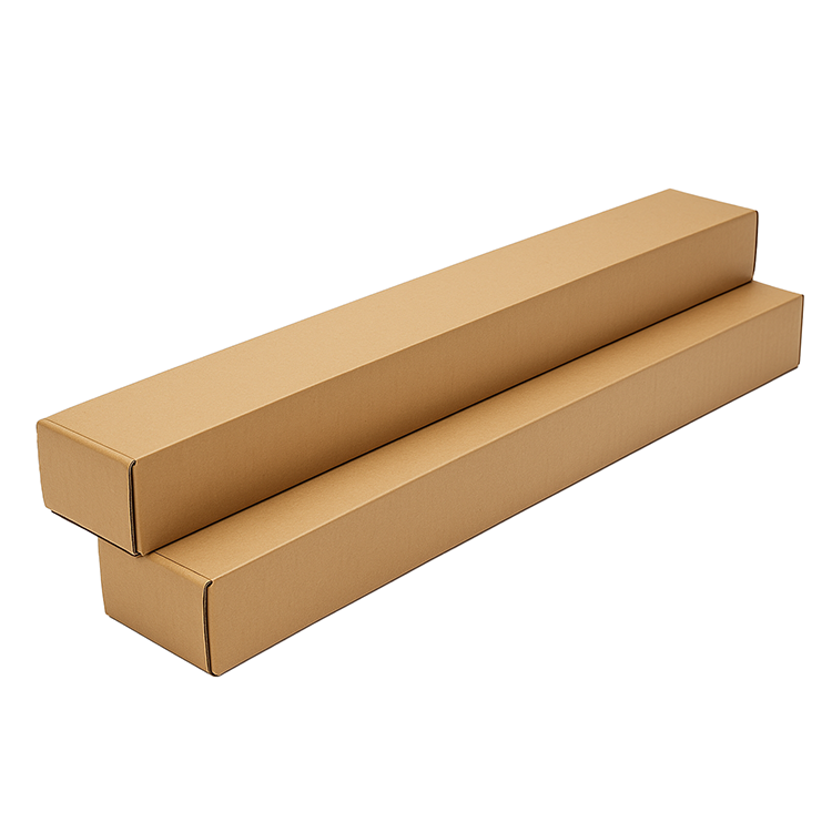 A picture of typical packing boxes that the Illuminova lightbox frame is packed inside