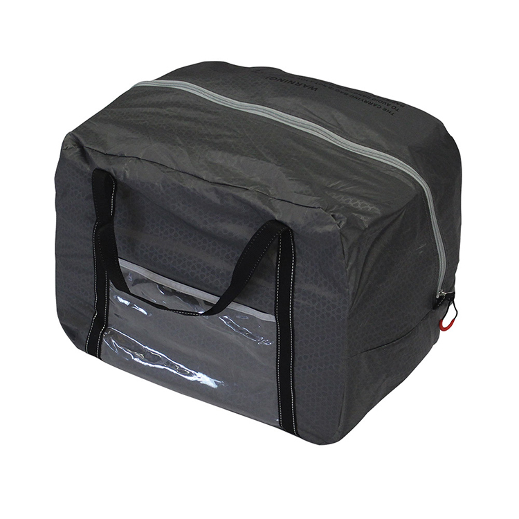 A picture of the carry bag that the inflatable printed gazebo packs into