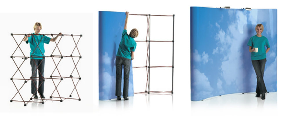 Pop Up Display Stand Assembly