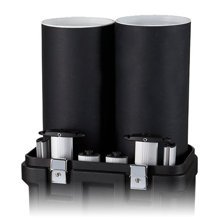 Wheeled storage case for Twist Banner Stands