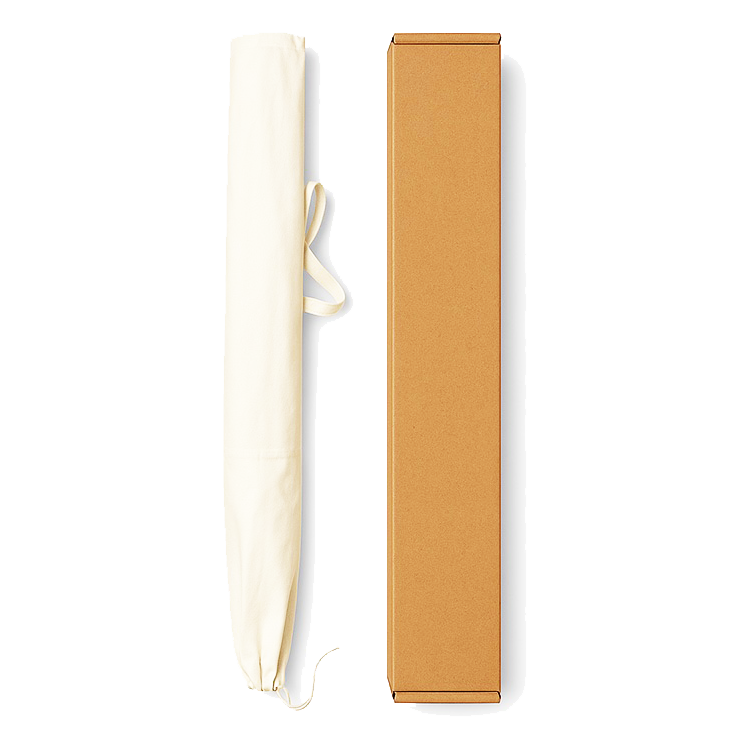Packing box and carry bag for the wooden eco-friendly banner stand
