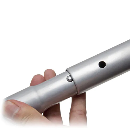 Push-fit aluminium frame of Formulate Curved Display Stand