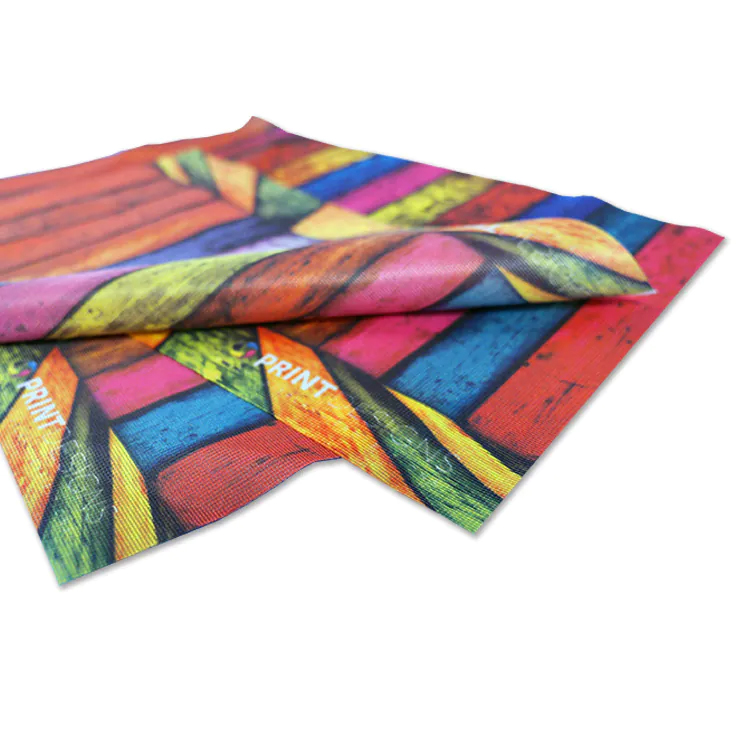 A photo of the material used for printed bunting