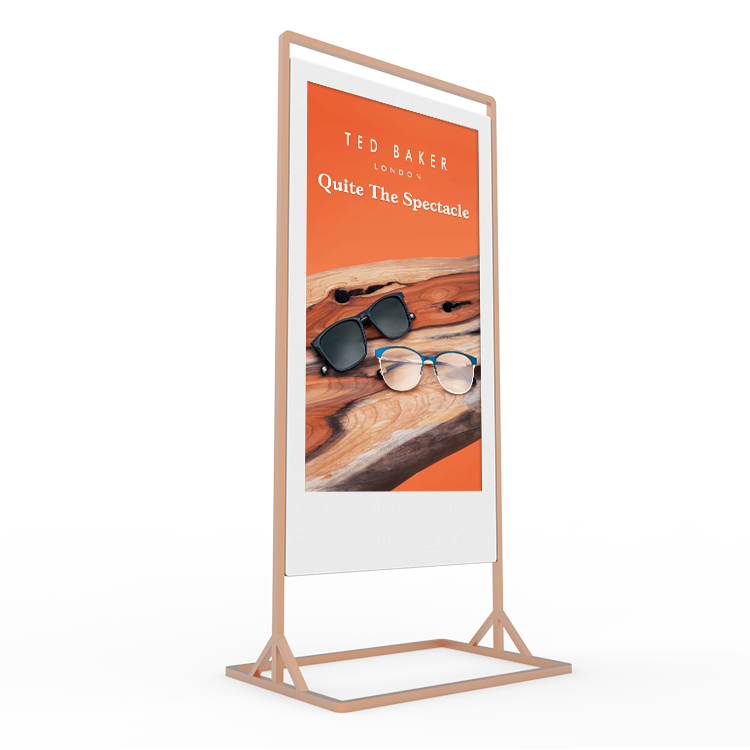 Super Slim Freestanding Double Sided Digital Posters
