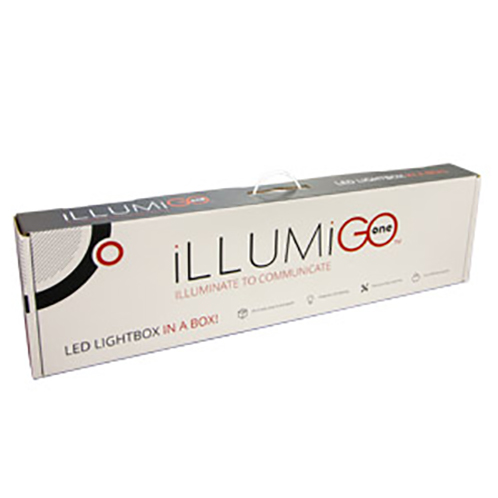 illumigo one lightbox packing box