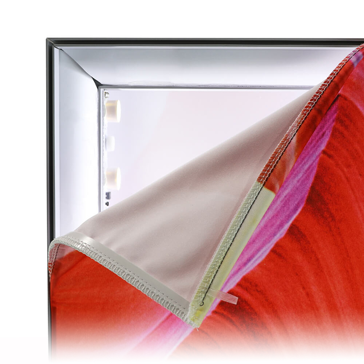 backlit fabric frame prints