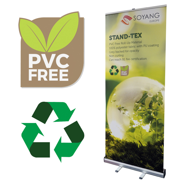 PVC Free recycleable banner stands