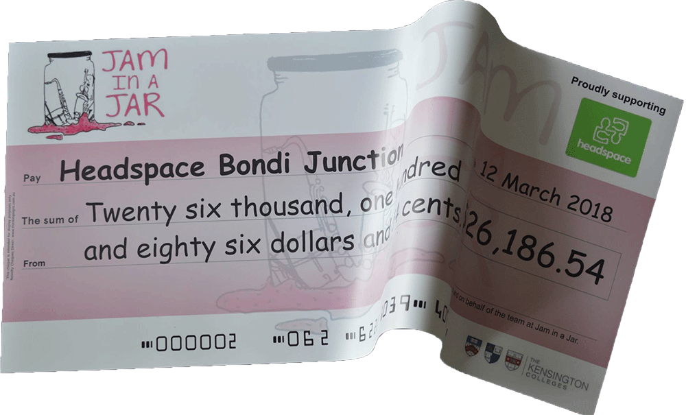 Rollable Giant Cheque