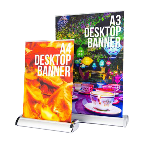 A4 A3 Desktop Banner Stand