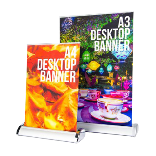 A4 A3 Desktop Banner Stand