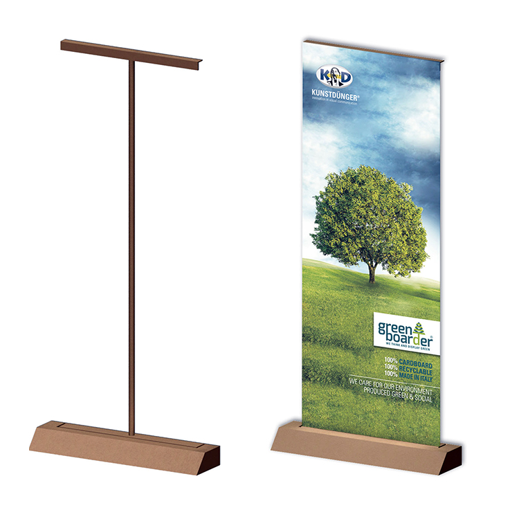 Greenboarder Recyclable Roll Up Banner Stand