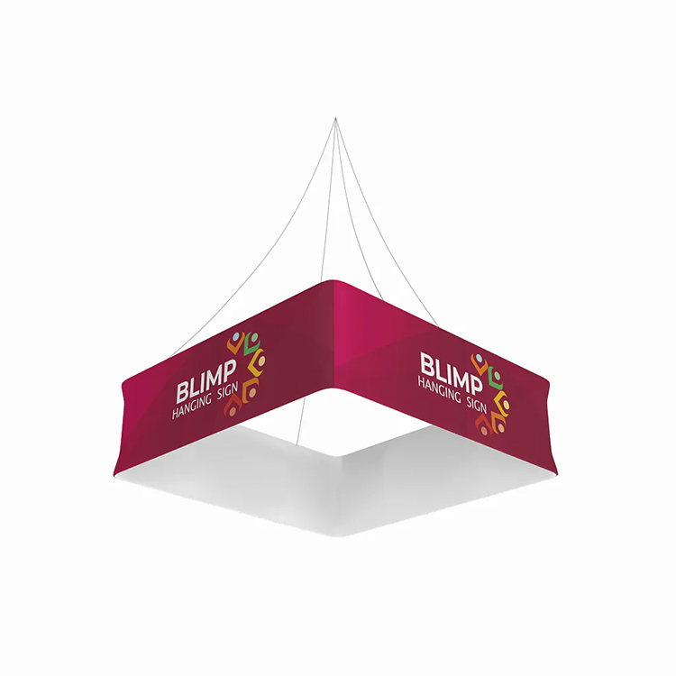 Blimp Quad Square Hanging Display Banner