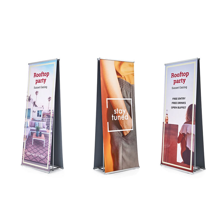 Double Sided L Banner Stands
